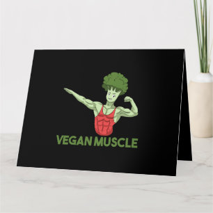 Carte Vegan Power Plante végétarien Brocoli Bodybuilding