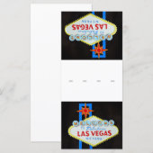Carte Vegas Casino cadre de la fête (Devant / Derrière)