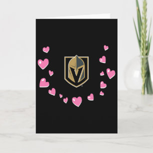 Carte Vegas Golden Knights Saint-Valentin Amour Officiel