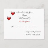 Carte Vegas Wedding rsvp (Dos)