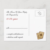 Carte Vegas Wedding rsvp (Dos)