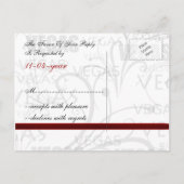 Carte Vegas Wedding rsvp (Dos)