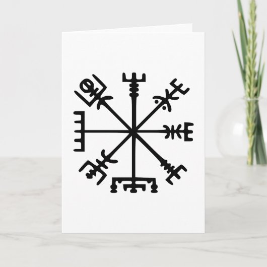 Carte Vegvísir (Viking Compass) (Devant)