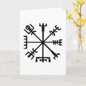 Carte Vegvísir (Viking Compass) (Fleur jaune)
