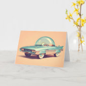 Carte Véhicule à bulle atomique futuriste (Fleur jaune)