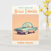 Carte Véhicule à bulle atomique futuriste (Fleur jaune)