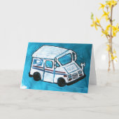 Carte Véhicule du transporteur de courrier (Fleur jaune)