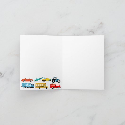 Carte Véhicules de transport Voitures & Camions Circulat (Intérieur)