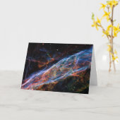 Carte Veil Nebula Supernova Reste Télescope Hubble (Fleur jaune)