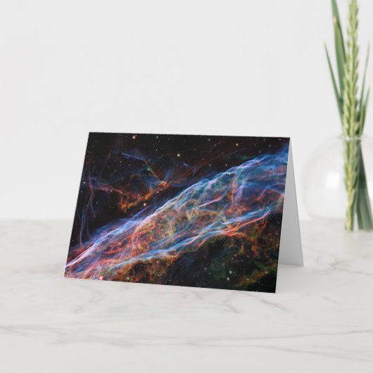 Carte Veil Nebula Supernova Reste Télescope Hubble (Devant)