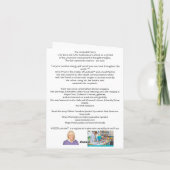 Carte Veillant sur toi (Dos)