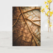 Carte Veins of Autumn (Fleur jaune)