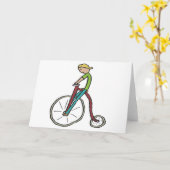 Carte Vélo à cent pour cent (Fleur jaune)