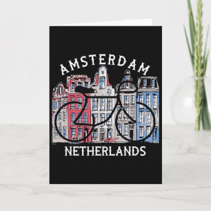 Carte Vélo Amsterdam Pays-Bas Graphique