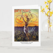 Carte : Vélo-Art Vintage (Fleur jaune)