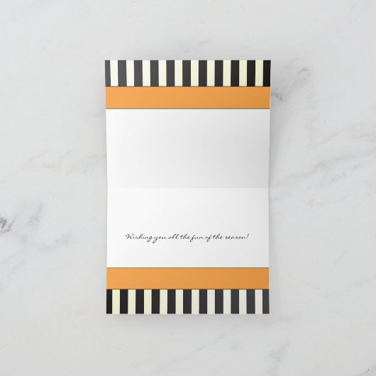 Carte Vélo citrouille (Intérieur)