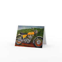 vélo de classique de jaune de motocyclette de