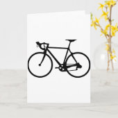 Carte vélo de course - vélo de course (Fleur jaune)