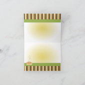 Carte Vélo de livraison de tartes (Intérieur)