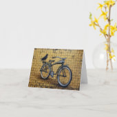 Carte Vélo et Corneille (Fleur jaune)