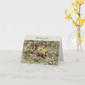 Carte Vélo floral - Pensez à vous (Fleur jaune)