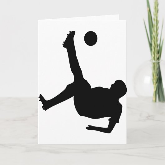 Carte vélo kick soccer joueur (Devant)