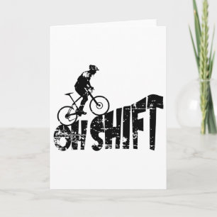 Carte Vélo Mtb Cyclisme Cyclisme Cycliste Sur Vélo De Mo