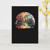 Carte Vélo rétro (Fleur jaune)