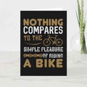 Carte Vélo - Rien ne compare monter à vélo