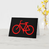 Carte Vélo Rouge (Fleur jaune)