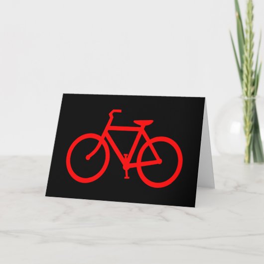 Carte Vélo Rouge (Devant)