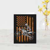 Carte Vélo Skeleton Halloween Hommes garçons Dirt Vélo F (Fleur jaune)