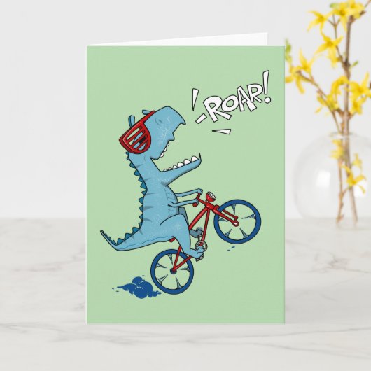 Carte Vélo T-Rex Roar (Fleur jaune)