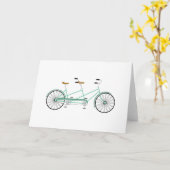 Carte Vélo Tandem (Fleur jaune)
