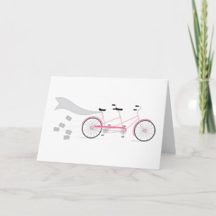 Carte Vélo Tandem mariage