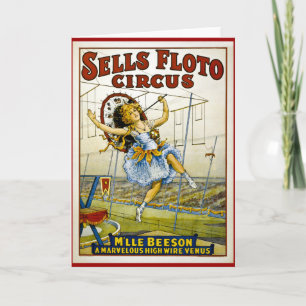 Carte Vend Floto 1921 - M'lle Beeson