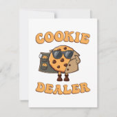 Carte Vendeur de biscuits drôle de cuisson (Devant)