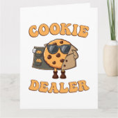 Carte Vendeur de biscuits drôle de cuisson (Devant)