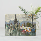 Carte Vendeurs de fleurs | Paul Fischer (Debout devant)