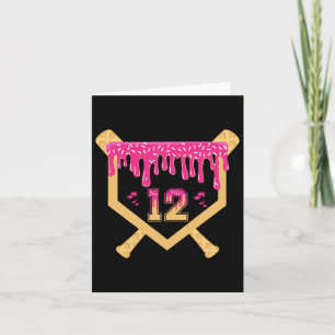 Carte Vendre 12 ans Anniversaire Drip 12e Anniversaire I