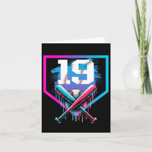 Carte Vendre Birthday Boy Drip 19e Joueur 19 Ans Bo