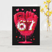 Carte Vendre de la glace goutte à goutte Saint-Valentin (Fleur jaune)