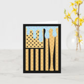 Carte Vendre Déchets T Garçons Déchirant Crème de glace  (Fleur jaune)