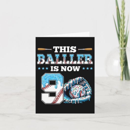 Carte Vendre Drift 9e Anniversaire Fan Sport Boy Fan 9 a (Devant)