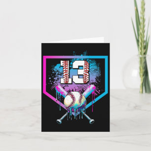Carte Vendre Drip 13e anniversaire Accueil Plaque Garçon
