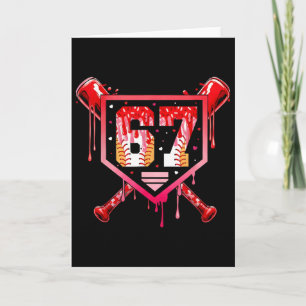 Carte Vendre la glace Drip Numéro 67 Mème Saint-Valentin