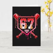 Carte Vendre la glace Drip Numéro 67 Mème Saint-Valentin (Fleur jaune)