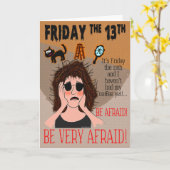 Carte Vendredi 13 (Fleur jaune)