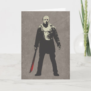 Carte Vendredi 13   Jason Voorhees Caractère Art