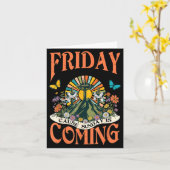 Carte Vendredi est bon dimanche arrive chrétien (Fleur jaune)